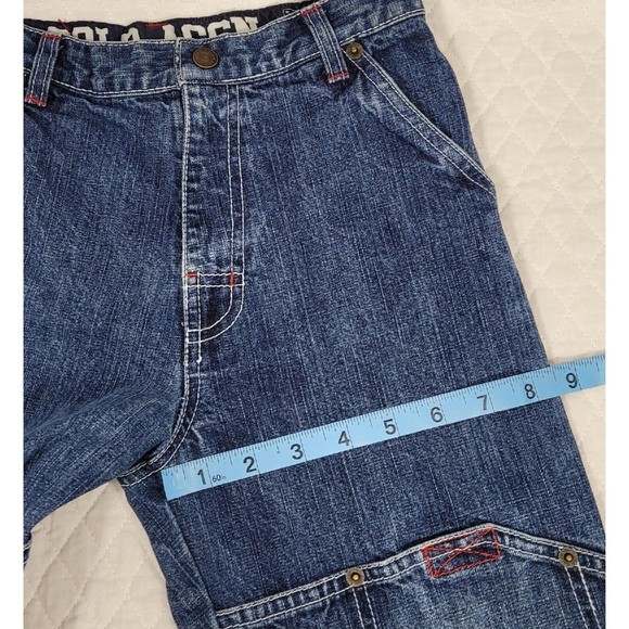 US Polo Assn Boy's Cargo Denim Jeans Stitch and Print Detail 8-Pocket Size 6 - Picture 12 of 16